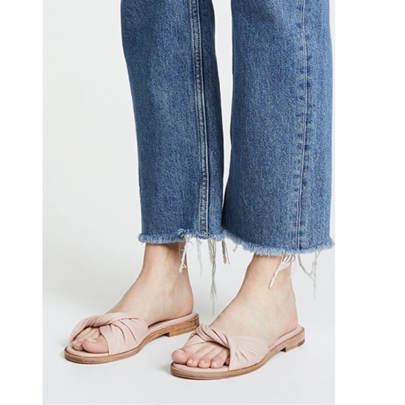 SIGERSON MORRISON calfskin knotted leather Easter sandals nude - Picture 7 of 7